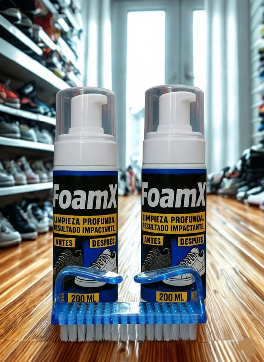 ¡ Pack 2 Unidades FoamX por un precio especial ! (200 ml c/u) + Cepillo